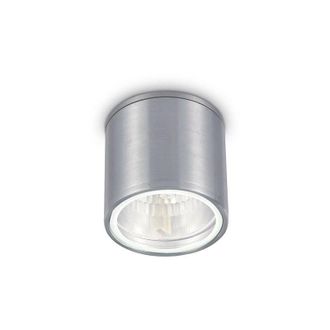 Ideal Lux Plafoniera Moderna Gun Alluminio Cromo 1 Luce Gu10