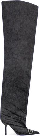 Diesel Mujer, Zapatos, Negro, Talla: 37 EU