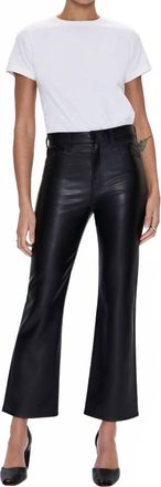 Pistola Denim Ally High Rise Vintage Ankle Boot Jeans In Black