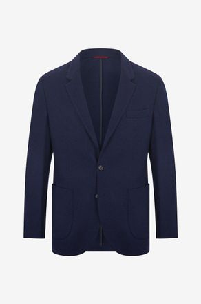 Brunello Cucinelli Einreihiger Blazer aus fliessendem Kaschmir-Jersey