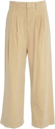 Dondup Dames, Broeken, Beige, Maat: 2XS