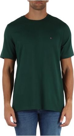 Tommy Hilfiger Regular Fit Cotton T-shirt with Front Logo Embroidery