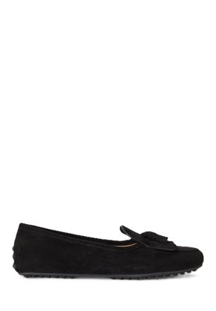 Ralph Lauren Low-Profile Suede Fringe Loafers