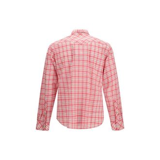 Versace Mens Multicolor Cotton Pattern Shirt