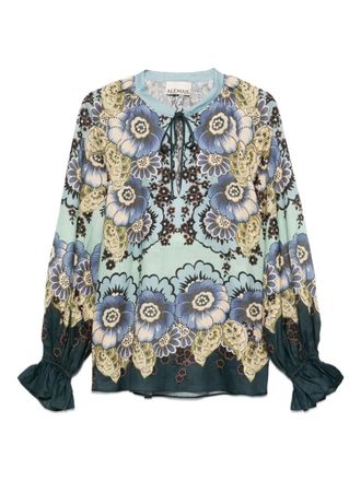 Alemais Madalena floral-print blouse - Blue