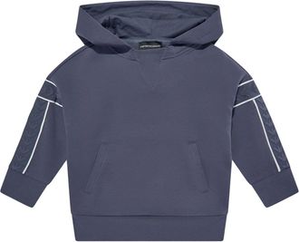 Emporio Armani Kids Sweatshirts, male, Blue, 8 Y, Boys Logo Hoodie