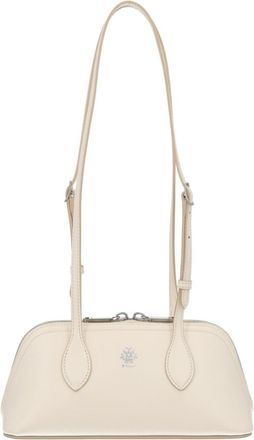 Bally White Praline Small Shoulder Bag