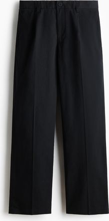 H&M Elegante Hose in Relaxed Fit - Schwarz