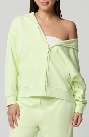 Florence By Mills Cozy Crush Oversize Zip Hoodie in Citrine at Nordstrom, Size Xx-Small