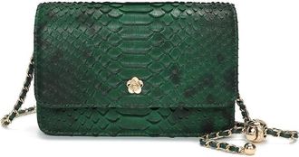 Tiffany & Fred Python-Embossed Leather Crossbody