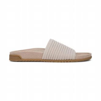 Vionic Womens Evie Knit Sandal In Cream