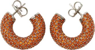 Amina Muaddi Mujer, Accesorios, Naranja, Talla: ONE Size