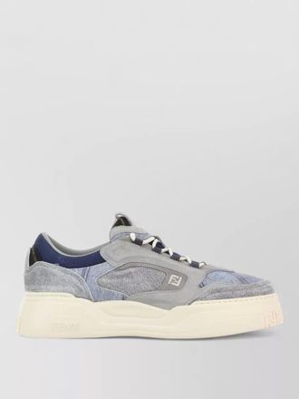 Fendi denim low-top sneakers
