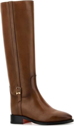 Santoni Womens Mandy Boot Brown Leather
