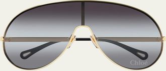 Chloé CH0283S Metal Aviator Sunglass