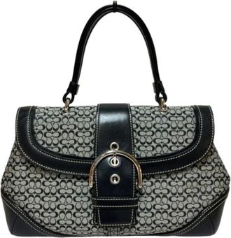 Coach Pre-owned Handbags, female, Black, Size: ONE SIZE Pre-owned Fabric Handbag