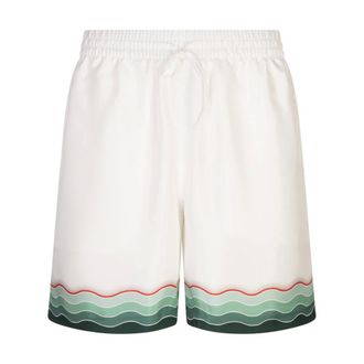 Casablanca Heren, Korte broeken, Wit, Maat: XL Zijde