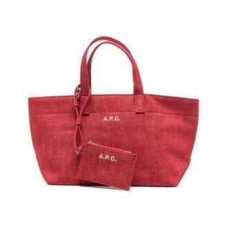A.P.C. Tote Bags, female, Red, Size: ONE SIZE Tote Bag