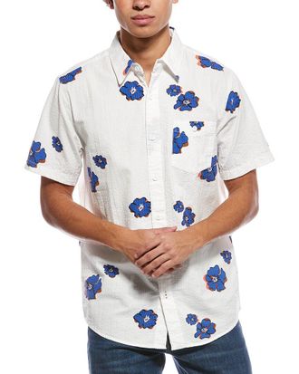 Weatherproof Vintage Weatherproof Vintage Seersucker Print Shirt