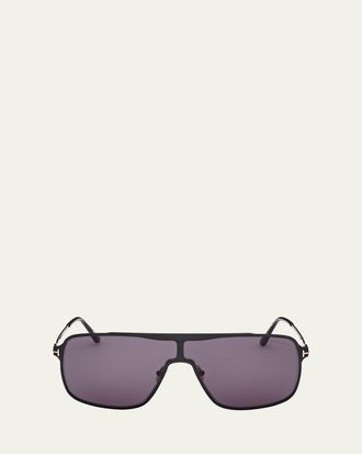 Tom Ford Zappa Metal and Acetate Aviator Sunglasses