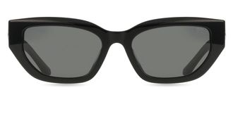 Burberry BE4463D Asian Fit 300187 Womens Sunglasses Black Size 54