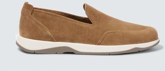 Berluti Echapp&eacute;e suede loafers