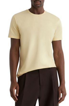 Reiss Bless Cotton T-Shirt in Sorbet Yellow at Nordstrom, Size Xx-Large