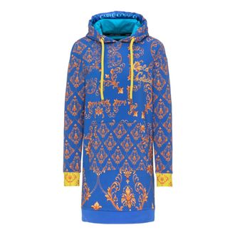 Carlo Colucci Carlo Colucci, Hoodies, female, Blue, Size: XS Sweat Dress