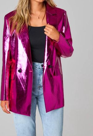 BuddyLove Avery Electric Blazer In Pink