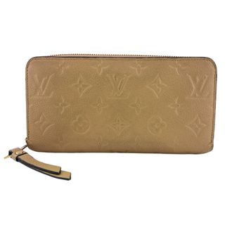Louis Vuitton Monogram Empreinte Beige Beige Gold Monogram Empreinte Leather Long Wallet (Bi-Fold) (Pre-Owned)