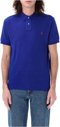Polo Ralph Lauren Classic-Fit Soft Cotton Short-Sleeve Polo Shirt - Heren - Polos - Blauw - S - Katoen - Tops