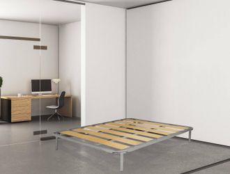 Talamo Italia Talamo Italia - Dmora - Somier Doble Dabatt, Base Ortop&eacute;dica De Listones Anchos, 100% Made In Italy, Cm 160x190h31