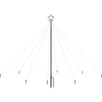 vidaXL Luces Led Forma &Aacute;rbol Navidad Interior Y Exterior 400 Led 2,5 M Vidaxl