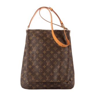 Louis Vuitton Pre-owned Womens Musette Salsa Long Strap GM Crossbody - Brown - One Size