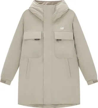 New Balance Warm Down Cargo Jacket Asia Sizing Beige AMJ34300-SEN