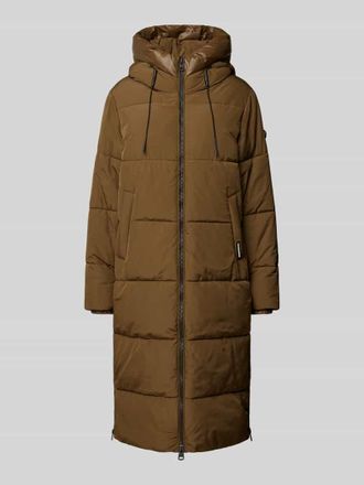 Khujo Steppmantel mit Kapuze in Oliv, Gr&ouml;&szlig;e XL