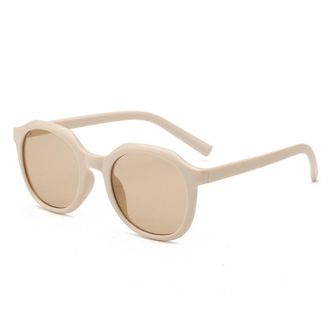 Generic Commuter Men Vacation Sunglasses Women Sports Party Driving Sun Glasses(Beige)