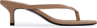 Black Suede Studio Tash 50 Suede Sandal in Latte Suede at Nordstrom, Size 42