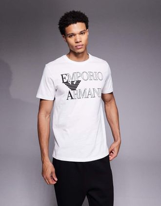 Emporio Armani Bodywear - T-shirt bianca-Bianco