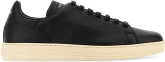 Tom Ford Warwick Vetersneakers - Heren - Sneakers - Zwart - 41 EU - Leer - Schoenen