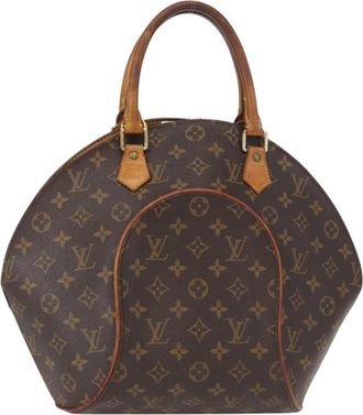 Louis Vuitton Ellipse Bag Monogram Canvas Brown Canvas Handbag (Pre-Owned)