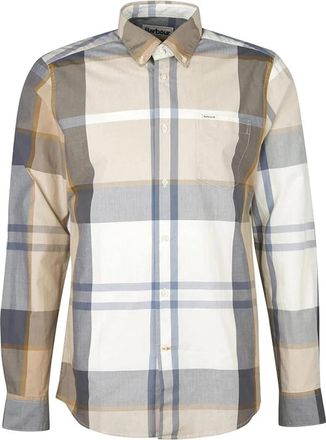 Barbour Geruite Harris Overhemd - Heren - Casual Overhemden - Beige - S - Katoen - Overhemden