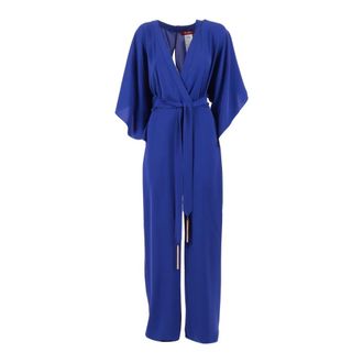 Max Mara Tuta Ode - female - Max Mara Studio - Jumpsuits - Blue - M - Jumpsuits & Playsuits