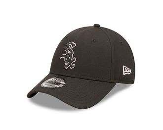 New Era Chicago White Sox MLB Team Outline Black Rose 9Forty Adjustable Cap - One-Size