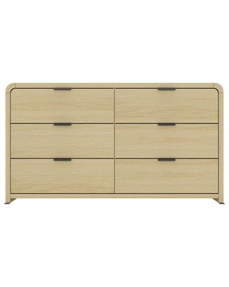Manhattan Comfort Grace Modern Double Dresser With 6 Drawers