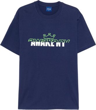 A.W.A.K.E. Headcrack Champs Logo-detail T-shirt