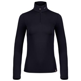 Kjus Feel Midlayer Half-Zip Skiunterw&auml;sche f&uuml;r Damen | schwarz/blau