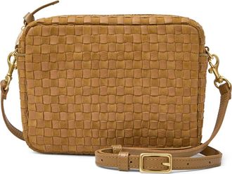 Clare Vivier Midi Sac Woven Crossbody Bag in Sequoia at Nordstrom