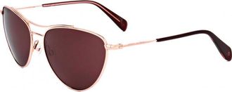 Rag & Bone Womens RNB1065 G S 58 AU2 Sunglasses - Rose Gold - One Size