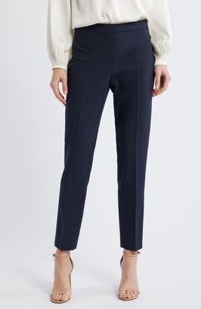 BOSS Tiluna Slim Fit Pants in Clean Navy at Nordstrom Rack, Size 4